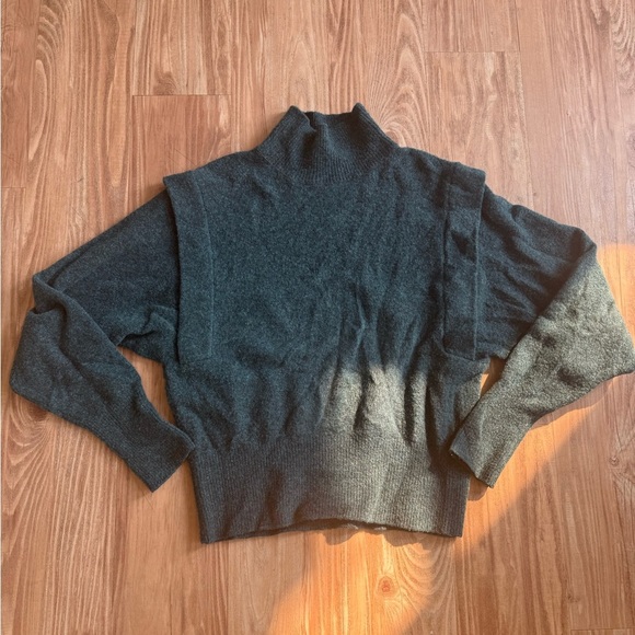 Prologue Green Cowl Neck Sweater Chunky Knit - Picture 4 of 6